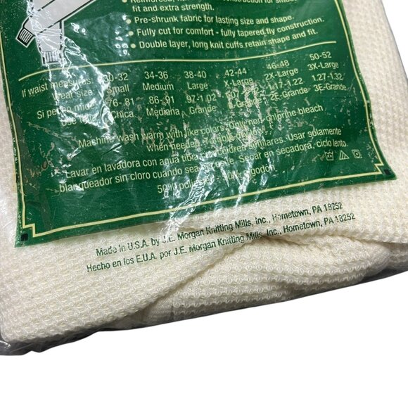 Vintage JE Morgan Thermal Pants Long Johns‎ Men's Large 42-44 Made In USA NOS - Picture 11 of 12